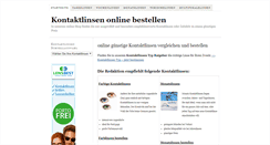 Desktop Screenshot of kontaktlinsen-bestellen.org